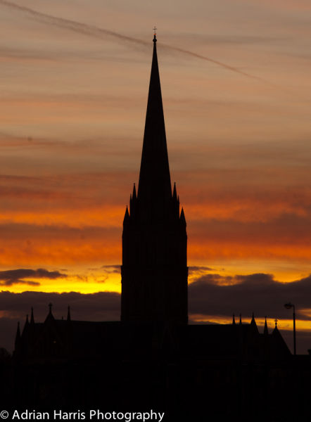 Cathedral silhouette