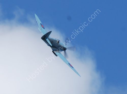Spitfire fly past