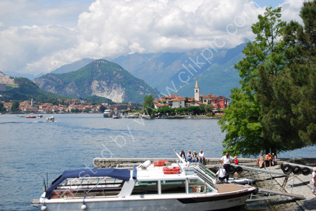 View of Isola Pescatori from Isola Bella