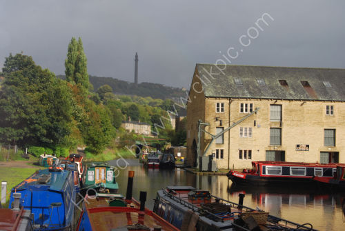 Sunshine on the boatyard