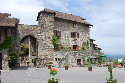 Yvoire on the shores of Lake Geneva