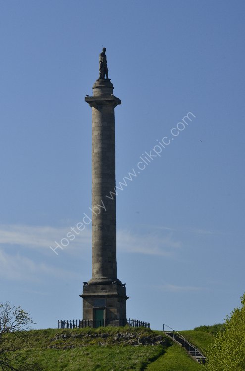 Monument - Fifth Duke of Gordon - First Commander of the Gordon Highlanders (Statue located in Elgin)