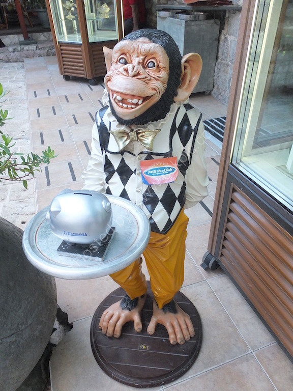 Unusual Tipping Box, Old Town Budva