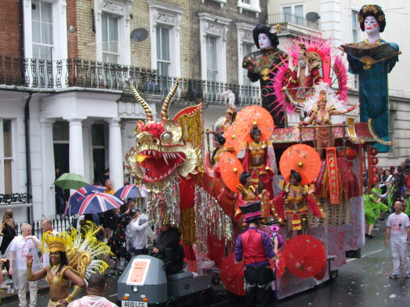 Chinese themed float