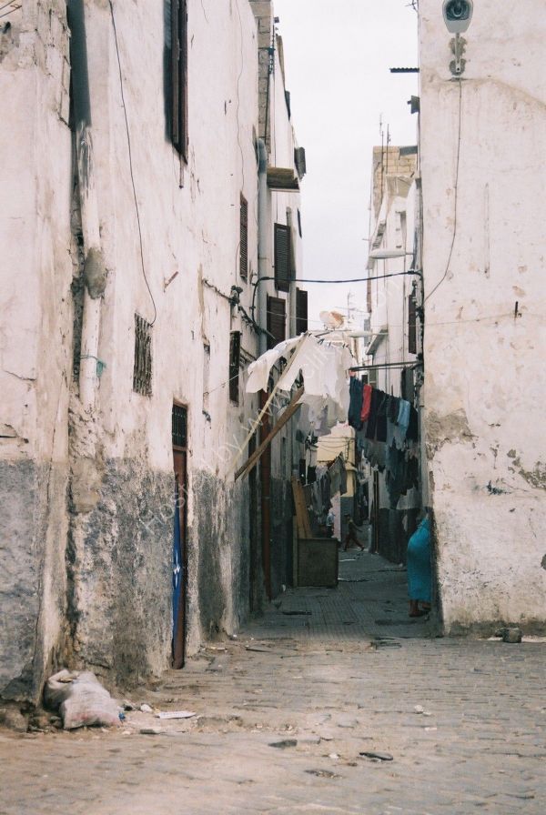 Side Street going into the Medina, Casablanca