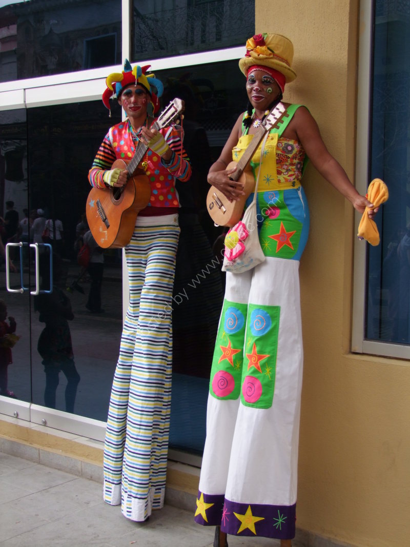 Cuban Performers, Obispo Street, Havana