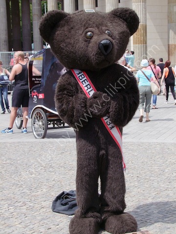 Bear Costume at Gay Festival, Parisa Platz, Berlin