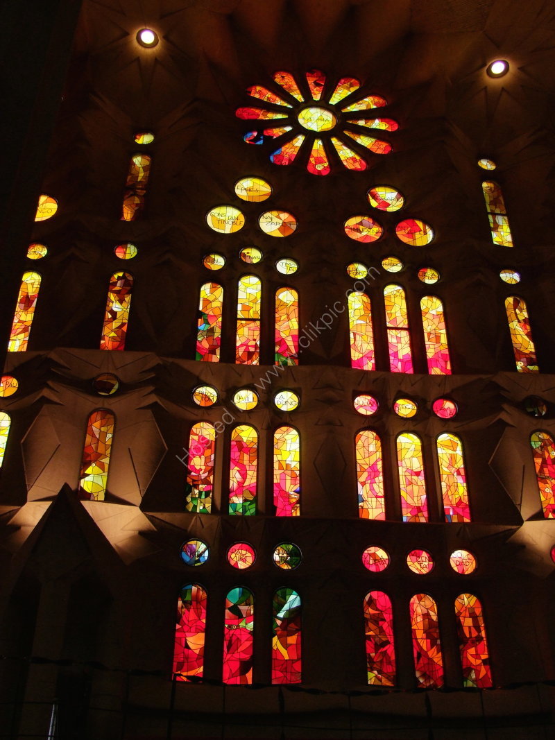Stained Glass Window, La Sagrada Familia