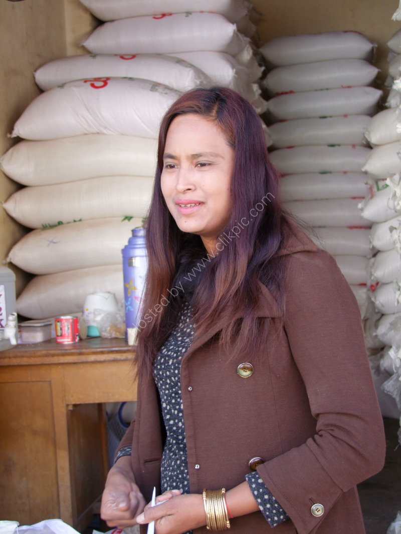 Indian Rice Trader at Maymyo Market