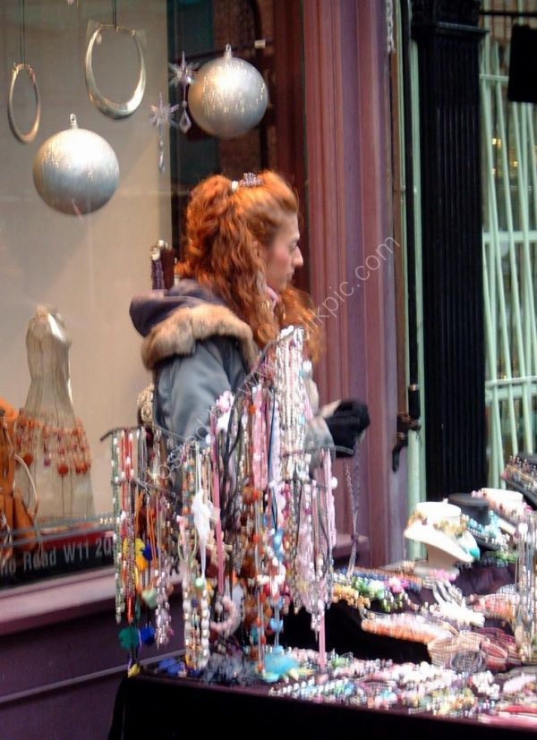 Fortune Teller or Jewelery Sales Woman?, Portobello Road, London