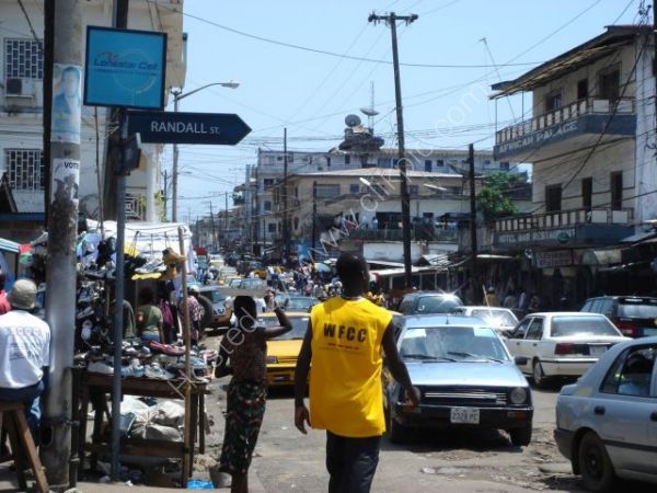 Street in capital City, Monrovia, Liberia
