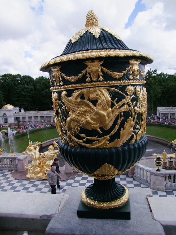 One of many Urns at Peterhof 1714-21, St Petersburg