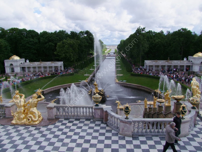 Marine Canal & Fountain Gardens, Peterhof