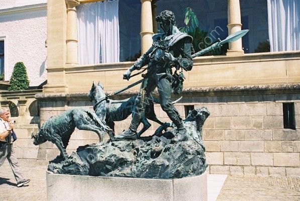 Bronze at Konopiste Chateau, Czechoslovakia