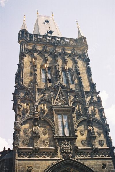 View of Powder Gate, Prague