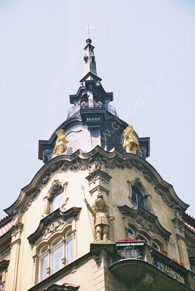 Detail on a Building, Old Town, Prague