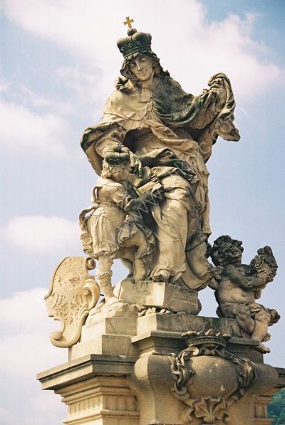 St Ludmilla, 1710, Charles Bridge, Prague