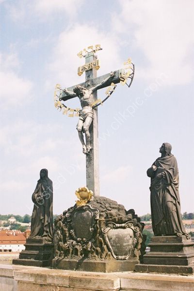 17th Century Crucifixion, Charles Bridge, Prague