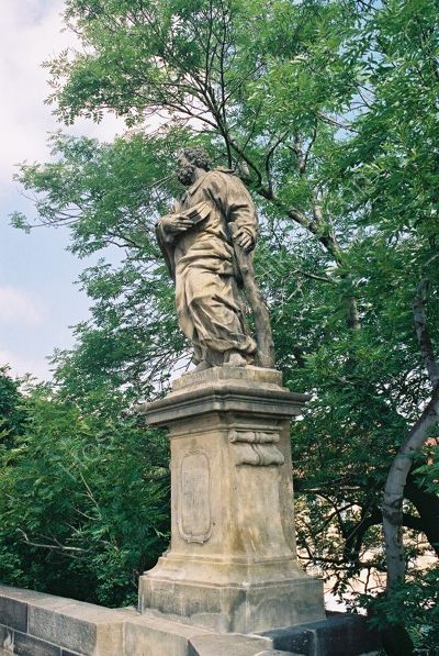 St Jude Thaddaeus, 1708, Charles Bridge, Prague
