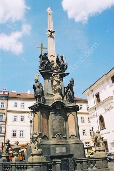 Charles IV Statue, 1848, Knights of the Cross Square, Old Town, Prague