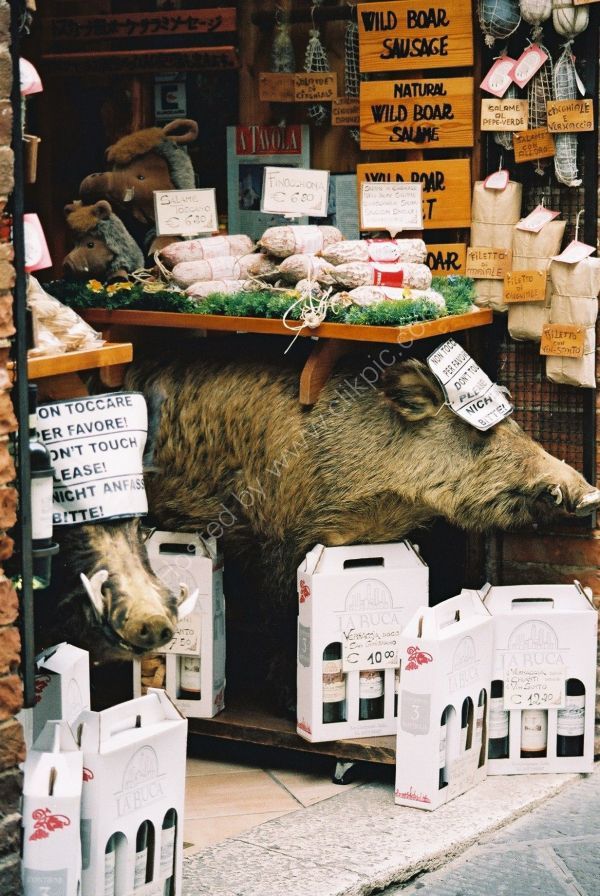 Wild Boar Food Shop, San Gimignano, Tuscany