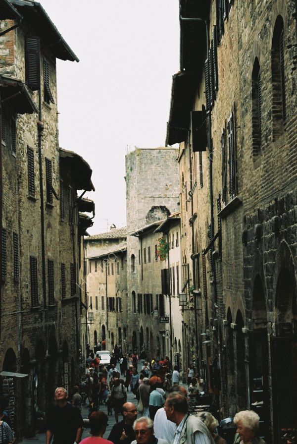 Street, San Gimignano, Tuscany