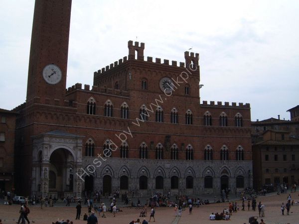 Loggia della Mercanzia on Piazza del Campo, Sienna, Tuscany