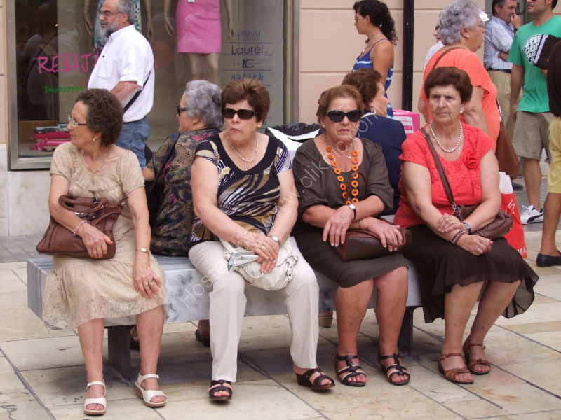Spaniard Women, Malaga Festival, Marques de Larios, Malaga