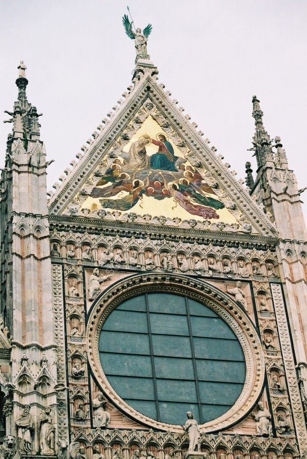 The Facade of The Duomo, Sienna, Tuscany