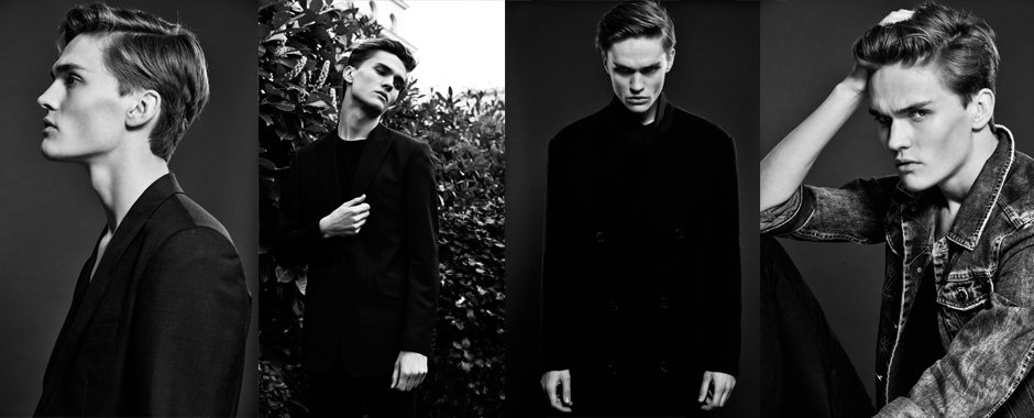 Men model portfolio - Adam Werner @ Elite Models