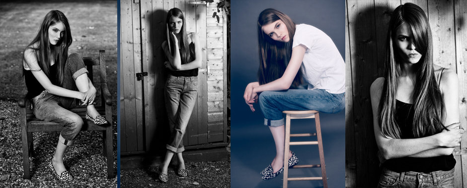 Female model portfolio - Clara of Nevs model agency