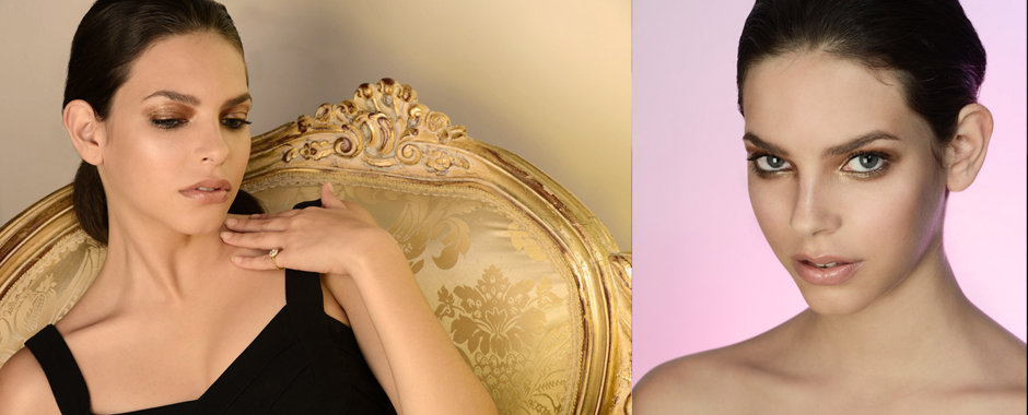 Beauty model portfolio shoot