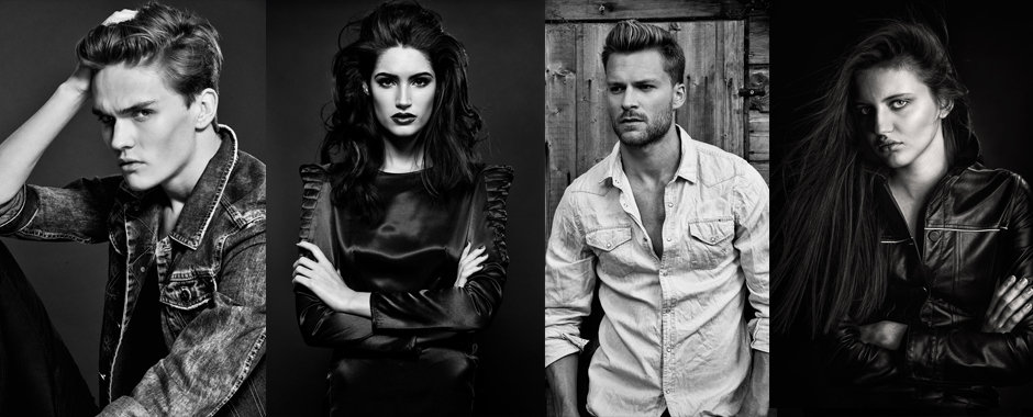 Female & male model portfolios by Fashion photographer Zuzana Breznanikova of London Photo Portfolio