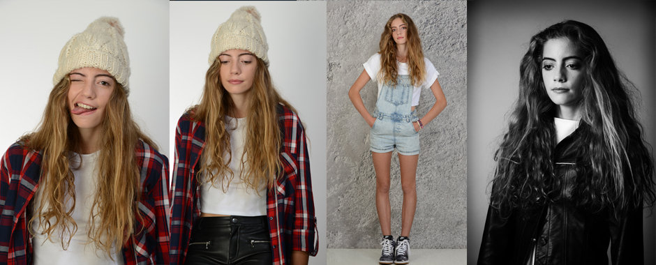 Model portfolio shoot of Isabella Haddad by Fashion photographer London - Zuzana Breznanikova