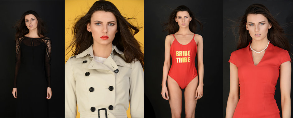 Model portfolio shoot