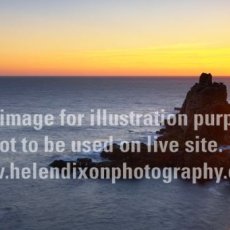 The sun sets at Lands End