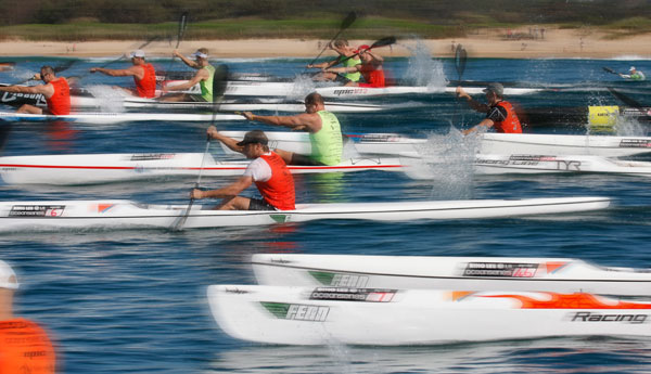 The start of the Dee Why Ocean Series Race