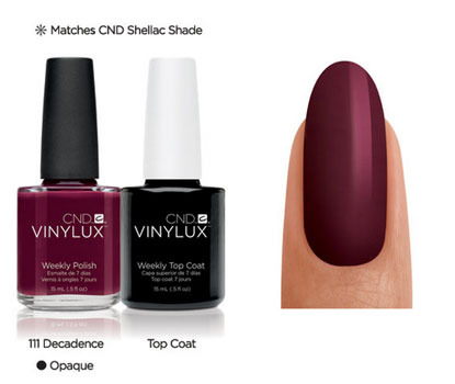 CND Vinylux Decadence #111 €12