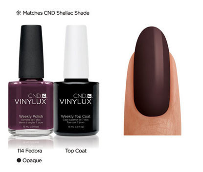 CND Vinylux Fedora #114 €12