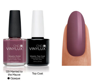 CND Vinylux Married to the Mauve #129 €12