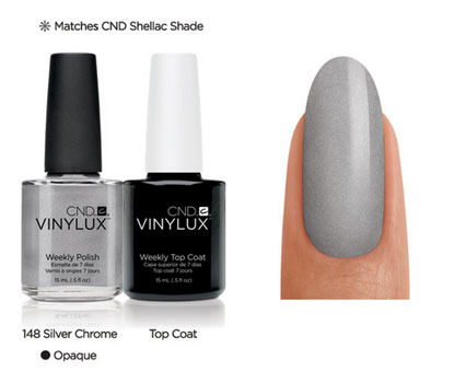 CND Vinylux Silver Chrome #148 €12