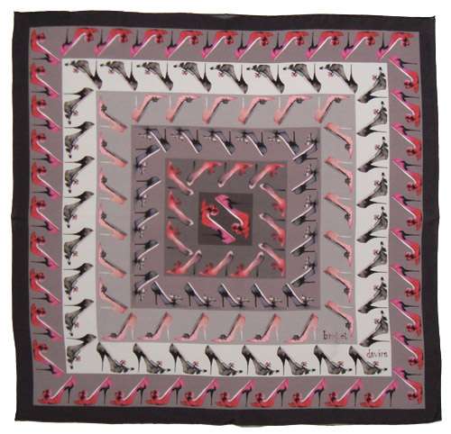 Silk Scarf - Queen of the Heel
