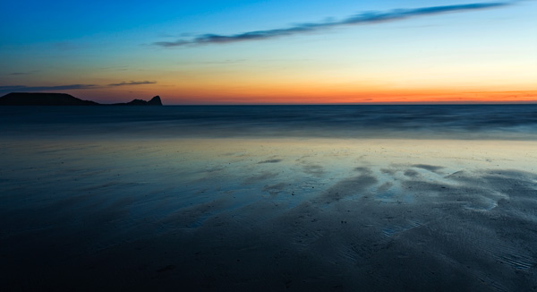 Rhossili Bay 'Dusk Glow' - SWS032