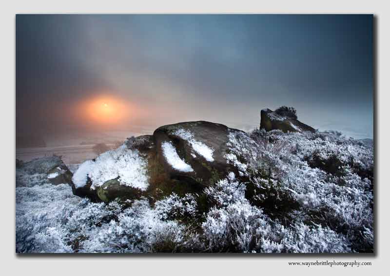 Winter Light over Morridge Edge - SS2982