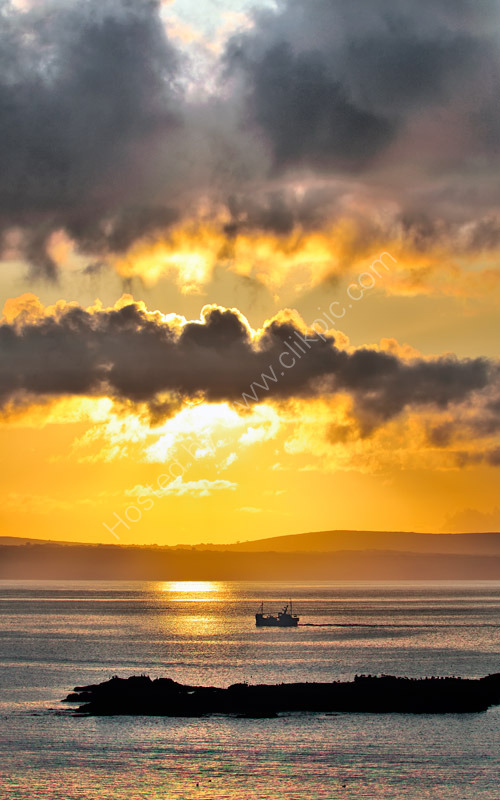 Dawn in Mousehole, Cornwall