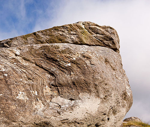 Carn Alw - Rhyolite with Flow Banding