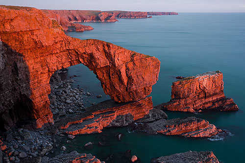 The Green Bridge of Wales