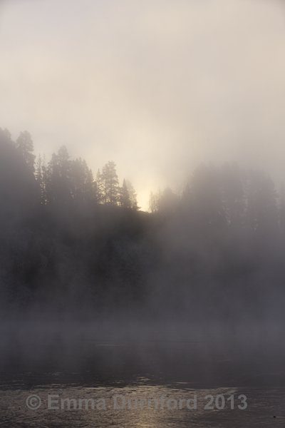 Yellowstone River at dawn