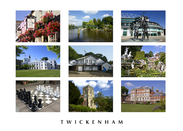 POSTCARD - Twickenham montage