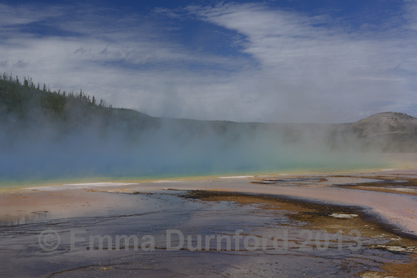 Grand Prismatic Spring - run off
